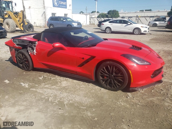 2014 Chevrolet Corvette Stingray Z51 3LT with VIN 1G1YL3D72E5132036, listed as a Copart auction lot 71673874 with 182,761 mi miles and Salvage Title. Bid and sale history available at carsss.com. Image 4.