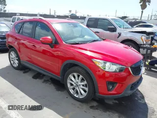 2015 Mazda CX-5 Grand Touring with VIN JM3KE2DY7F0537017, listed as a IAAI auction lot 41953011 with 78,098 mi miles. Bid and sale history available at carsss.com. Image 1.