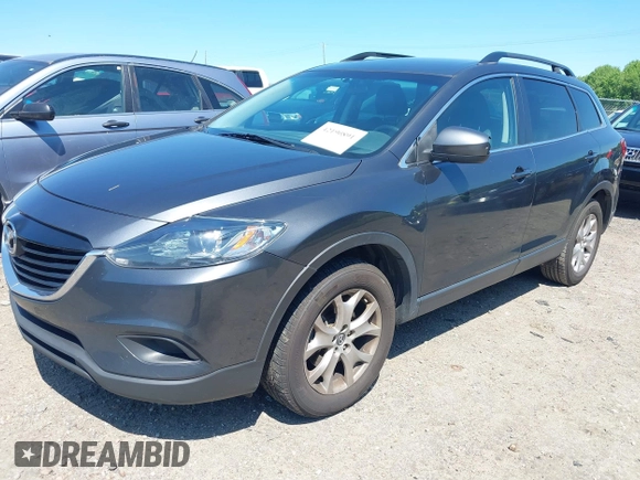 2014 Mazda CX-9 Touring with VIN JM3TB2CA0E0438247, listed as a IAAI auction lot 42190891 with 142,117 mi miles and . Bid and sale history available at carsss.com. Image 2.