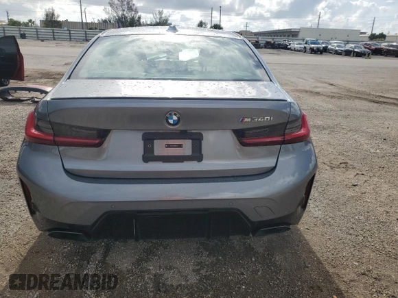 2024 BMW 3 Series M340i with VIN 3MW49FS08R8E37154, listed as a Copart auction lot 65490464 with 7,494 mi miles and Salvage Title. Bid and sale history available at carsss.com. Image 6.