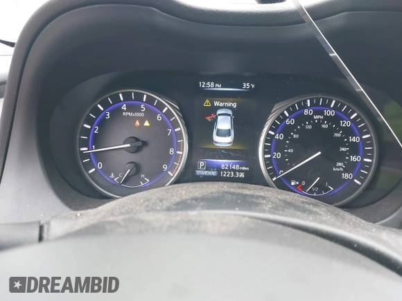2014 Infiniti Q50 with VIN JN1BV7AP7EM691187, listed as a IAAI auction lot 41535773 with 82,148 mi miles and . Bid and sale history available at DreamBid. Image 7.