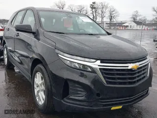 2024 Chevrolet Equinox LS with VIN 3GNAXHEG7RL196546, listed as a IAAI auction lot 41917756 with 18,535 mi miles. Bid and sale history available at carsss.com. Image 1.