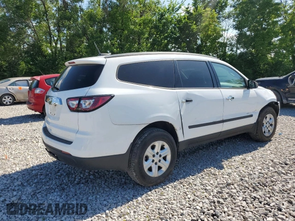 2017 Chevrolet Traverse LS with VIN 1GNKRFED8HJ114385, listed as a Copart auction lot 61221945 with 99,572 mi miles and Salvage title. Bid and sale history available at DreamBid. Image 3.