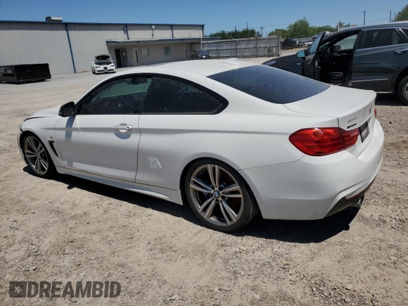 2014 BMW 4 Series 435i z VIN WBA3R1C57EK190520, wystawiony jako Copart lot #52029955 z przebiegiem Nie podano mil oraz Szkoda całkowita • Salvage title. Historia ofert i sprzedaży dostępna na DreamBid. Obrazek 2.