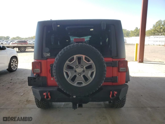 2018 Jeep Wrangler JK Unlimited Rubicon with VIN 1C4BJWFG2JL812221, listed as a Copart auction lot 74482114 with 0 mi miles and Salvage Title. Bid and sale history available at carsss.com. Image 6.