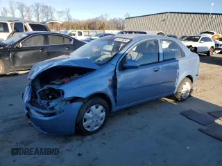 2004 Chevrolet Aveo with VIN KL1TD52654B269595, listed as a Copart auction lot 87372834 with 109,468 mi miles and Salvage Title. Bid and sale history available at carsss.com. Image 1.