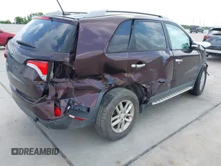 2015 Kia Sorento LX with VIN 5XYKT4A63FG580583, listed as a IAAI auction lot 41973073 with 114,963 mi miles and . Bid and sale history available at DreamBid. Image 4.