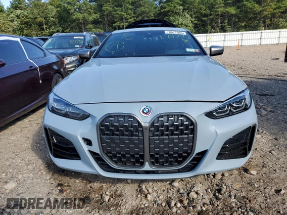 2023 BMW 4 Series M440i xDrive with VIN WBA13AR06PCL24743, listed as a Copart auction lot 70877503 with 6,584 mi miles and . Bid and sale history available at DreamBid. Image 5.