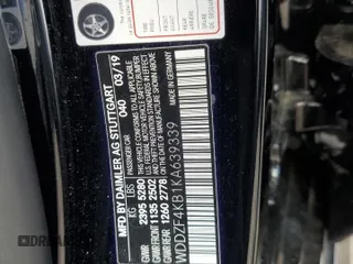 2019 Mercedes-Benz E 300 с VIN WDDZF4KB1KA639339, выставлен на аукционе Copart как лот 56724695 с пробегом 27 003 миль миль и Списание • Salvage title. История ставок и продаж доступна на DreamBid. Изображение 12.