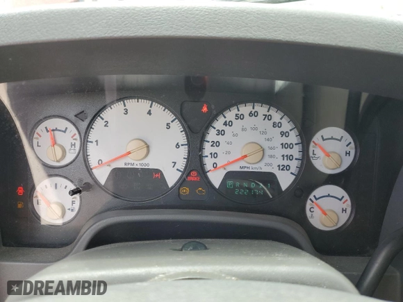 2006 Dodge Ram 2500 SLT with VIN 3D7KR28D86G114954, listed as a Copart auction lot 51006035 with 222,174 mi miles and Clean Title. Bid and sale history available at carsss.com. Image 9.