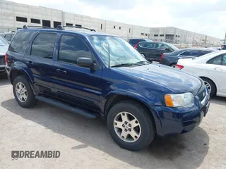 2003 Ford Escape Limited with VIN 1FMCU94163KA63424, listed as a IAAI auction lot 42737023 with 137,918 mi miles and . Bid and sale history available at DreamBid. Image 1.