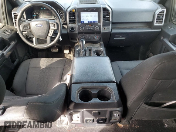 2020 Ford F-150 XL with VIN 1FTEW1CP8LKE86374, listed as a Copart auction lot 43607505 with 163,898 mi miles and Salvage Title. Bid and sale history available at carsss.com. Image 8.