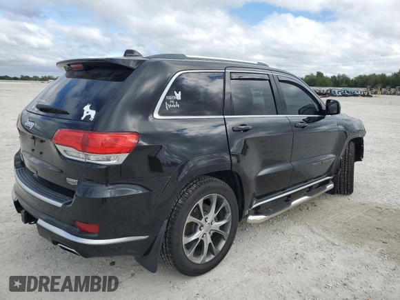 2020 Jeep Grand Cherokee Summit with VIN 1C4RJFJT1LC180477, listed as a Copart auction lot 84943334 with 33,870 mi miles and Salvage title. Bid and sale history available at DreamBid. Image 3.