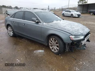 2013 Audi A4 Premium Plus with VIN WAUFFAFL2DN020529, listed as a IAAI auction lot 41609324 with 164,614 mi miles. Bid and sale history available at carsss.com. Image 1.
