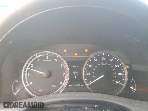 2015 Lexus GS 350 with VIN JTHBE1BL8FA007853, listed as a Copart auction lot 49053555 with 114,231 mi miles and Salvage title. Bid and sale history available at DreamBid. Image 9.