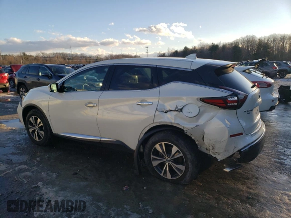 2020 Nissan Murano S with VIN 5N1AZ2AS2LN148675, listed as a Copart auction lot 43629905 with 28,555 mi miles and Salvage Title. Bid and sale history available at DreamBid. Image 2.