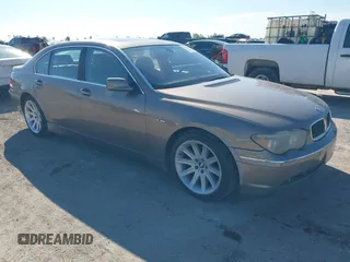 2003 BMW 7 Series 745Li with VIN WBAGN63493DR14954, listed as a IAAI auction lot 42219740 with 98,342 mi miles and . Bid and sale history available at carsss.com. Image 1.