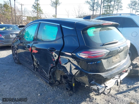 2023 Chevrolet Bolt EV 2LT with VIN 1G1FX6S05P4162790, listed as a IAAI auction lot 41549658 with 54,779 mi miles. Bid and sale history available at carsss.com. Image 3.