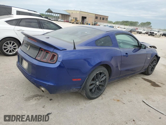 2013 Ford Mustang GT with VIN 1ZVBP8CF2D5253734, listed as a Copart auction lot 61094075 with 119,860 mi miles and Salvage title. Bid and sale history available at DreamBid. Image 3.