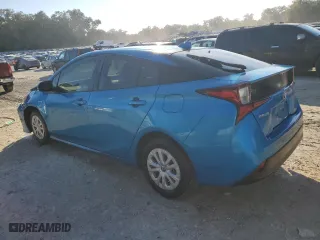 2022 Toyota Prius L Eco with VIN JTDKAMFU8N3157269, listed as a Copart auction lot 83969024 with 40,386 mi miles and Non Repairable. Bid and sale history available at carsss.com. Image 2.