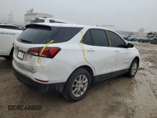 2022 Chevrolet Equinox LS z VIN 3GNAX5EV3NS161855, wystawiony jako Copart lot #43421695 z przebiegiem 94 383 mil mil oraz Szkoda całkowita • Salvage title. Historia ofert i sprzedaży dostępna na DreamBid. Obrazek 3.