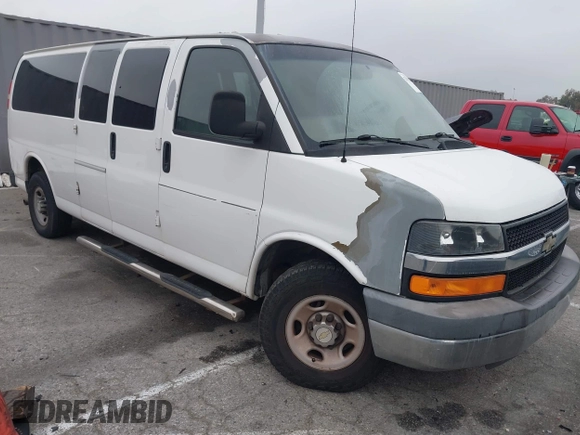 2010 Chevrolet Express Passenger LT with VIN 1GA2G1DG1A1105460, listed as a IAAI auction lot 42183627 with 165,692 mi miles and . Bid and sale history available at DreamBid. Image 1.