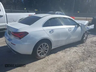 2020 Mercedes-Benz A 220 with VIN WDD3G4FB8LW038575, listed as a IAAI auction lot 41370432 with Not provided miles and . Bid and sale history available at DreamBid. Image 4.