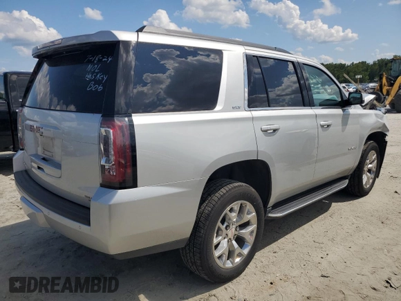 2016 GMC Yukon SLT with VIN 1GKS1BKC1GR413225, listed as a Copart auction lot 66547034 with 56,073 mi miles and Salvage Title. Bid and sale history available at carsss.com. Image 3.