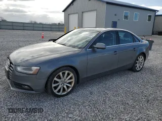 2013 Audi A4 Premium Plus with VIN WAUFFAFL2DN006050, listed as a Copart auction lot 50873895 with 216,240 mi miles and Clean Title. Bid and sale history available at carsss.com. Image 1.