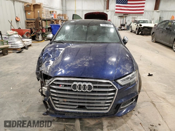 2017 Audi S3 Premium Plus z VIN WAUB1GFF2H1055563, wystawiony jako Copart lot #43581855 z przebiegiem 37 969 mil mil oraz Czysty tytuł • Clean title. Historia ofert i sprzedaży dostępna na DreamBid. Obrazek 5.