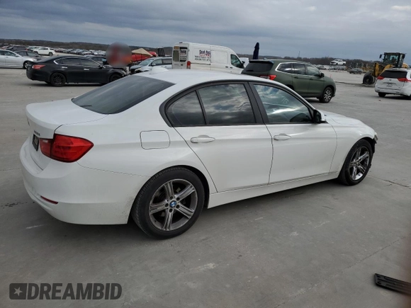 2013 BMW 3 Series 320i with VIN WBA3B1C52DF462824, listed as a Copart auction lot 85574804 with 102,845 mi miles and Salvage Title. Bid and sale history available at carsss.com. Image 3.