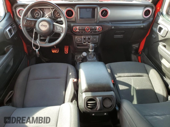2022 Jeep Wrangler Unlimited Willys with VIN 1C4HJXDN7NW237703, listed as a Copart auction lot 76091794 with Not Provided miles and Non Repairable. Bid and sale history available at DreamBid. Image 8.