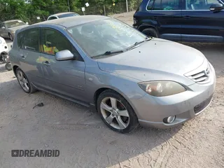 2004 Mazda 3 s with VIN JM1BK343841189022, listed as a IAAI auction lot 42228628 with 209,725 mi miles and . Bid and sale history available at carsss.com. Image 1.