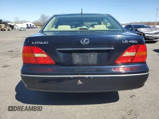 2003 Lexus LS 430 with VIN JTHBN30F330100550, listed as a Copart auction lot 49772375 with 67,928 mi miles and Salvage Title. Bid and sale history available at DreamBid. Image 6.