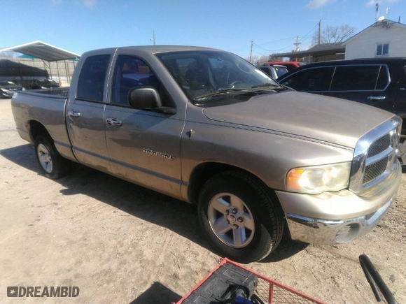 2005 Dodge Ram 1500 SLT with VIN 1D7HA18N05J593193, listed as a IAAI auction lot 41739251 with 145,364 mi miles. Bid and sale history available at carsss.com. Image 1.