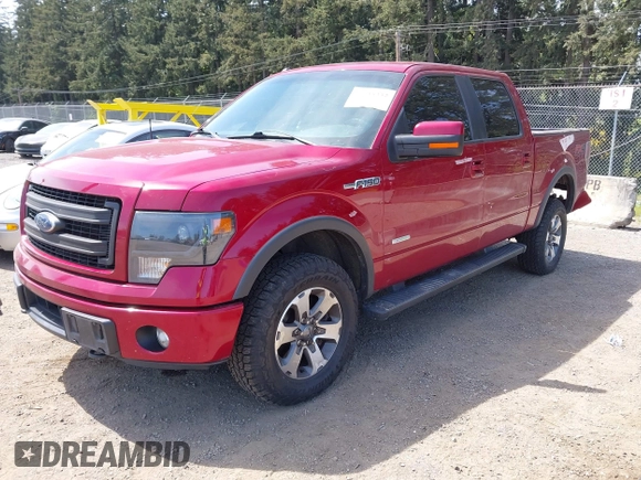 2014 Ford F-150 XL with VIN 1FTFW1ET5EKG06097, listed as a IAAI auction lot 42218332 with 208,263 mi miles and . Bid and sale history available at DreamBid. Image 2.