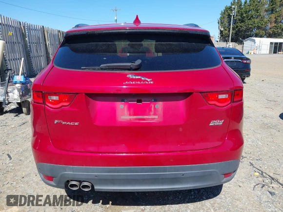2017 Jaguar F-PACE 20d Prestige with VIN SADCK2BN3HA490469, listed as a IAAI auction lot 41823455 with 60,143 mi miles. Bid and sale history available at carsss.com. Image 16.
