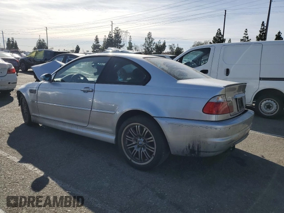 2002 BMW 3 Series M3 with VIN WBSBL93472JR17641, listed as a Copart auction lot 78498394 with 132,972 mi miles and Salvage Title. Bid and sale history available at DreamBid. Image 2.