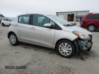 2015 Toyota Yaris L with VIN VNKKTUD34FA032990, listed as a Copart auction lot 48032955 with 65,069 mi miles and Salvage Title. Bid and sale history available at DreamBid. Image 4.