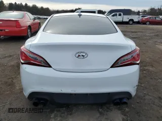 2016 Hyundai Genesis Coupe 3.8L Base with VIN KMHHT6KJ9GU132689, listed as a Copart auction lot 44062165 with 62,676 mi miles and Salvage title. Bid and sale history available at DreamBid. Image 6.