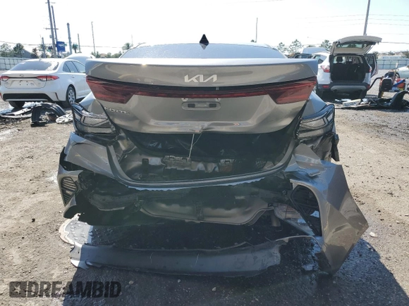 2022 Kia Forte LXS with VIN 3KPF24AD6NE500739, listed as a Copart auction lot 52603315 with 55,683 mi miles and Non Repairable. Bid and sale history available at carsss.com. Image 6.