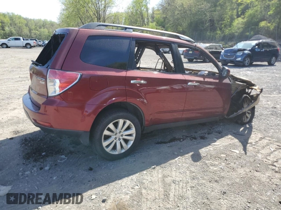 2013 Subaru Forester X Limited with VIN JF2SHAEC0DH437421, listed as a Copart auction lot 54872855 with Not provided miles and Salvage title. Bid and sale history available at DreamBid. Image 3.