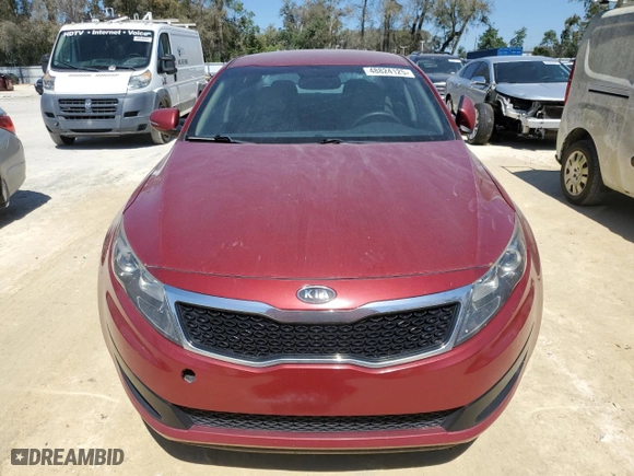 2011 Kia Optima LX with VIN KNAGM4A72B5066588, listed as a Copart auction lot 48824125 with 235,087 mi miles and Clean Title. Bid and sale history available at carsss.com. Image 5.