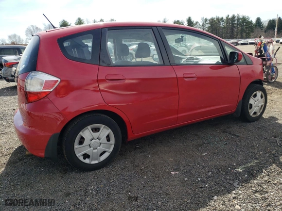 2013 Honda Fit with VIN JHMGE8H38DC042707, listed as a Copart auction lot 49737555 with 96,263 mi miles and Salvage Title. Bid and sale history available at carsss.com. Image 3.