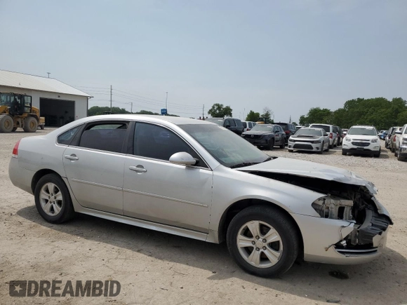 2012 Chevrolet Impala LS Fleet with VIN 2G1WF5E37C1327280, listed as a Copart auction lot 59036775 with 135,310 mi miles and Salvage title. Bid and sale history available at DreamBid. Image 4.