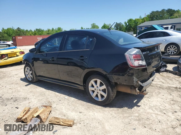 2011 Nissan Sentra SR with VIN 3N1AB6APXBL685663, listed as a Copart auction lot 52077355 with 217,006 mi miles and Salvage Title. Bid and sale history available at DreamBid. Image 2.