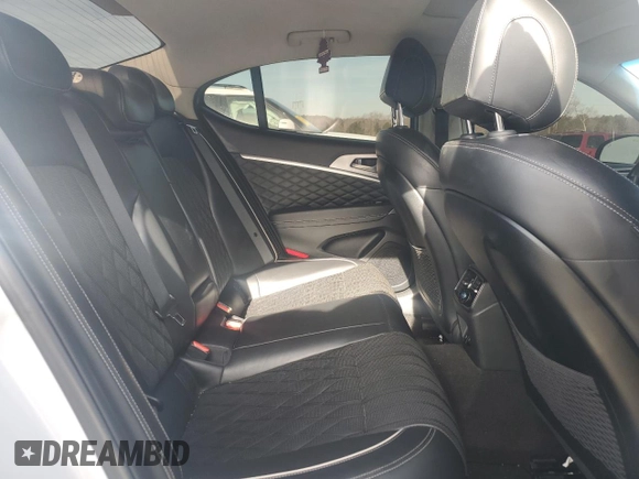 2020 Genesis G70 2.0T with VIN KMTG44LA8LU045281, listed as a Copart auction lot 88885995 with 68,222 mi miles and Salvage title. Bid and sale history available at DreamBid. Image 10.