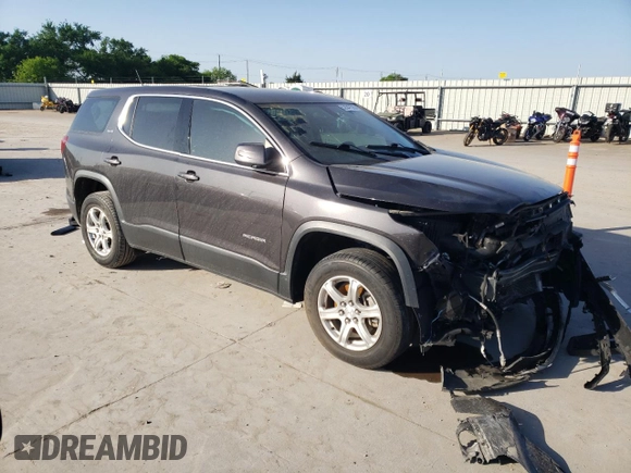 2018 GMC Acadia SLE z VIN 1GKKNKLA6JZ230640, wystawiony jako Copart lot #52047525 z przebiegiem 72 312 mil mil oraz Szkoda całkowita • Salvage title. Historia ofert i sprzedaży dostępna na DreamBid. Obrazek 4.