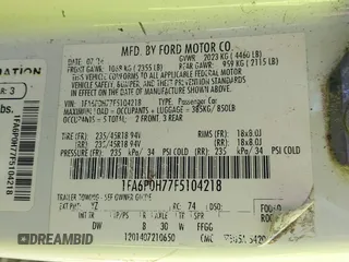 2015 Ford Fusion SE with VIN 1FA6P0H77F5104218, listed as a IAAI auction lot 42530064 with 78,471 mi miles and . Bid and sale history available at DreamBid. Image 9.