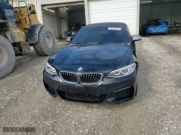 2015 BMW 2 Series M235i with VIN WBA1M1C55FV393797, listed as a Copart auction lot 44534245 with 93,136 mi miles and Salvage Title. Bid and sale history available at carsss.com. Image 14.